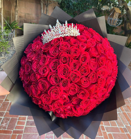 100 Roses Bouquet “Princess”