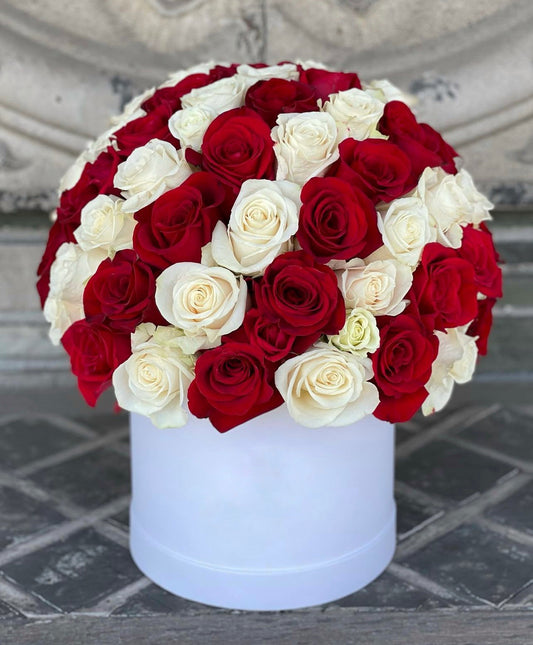 Red&White Roses Box