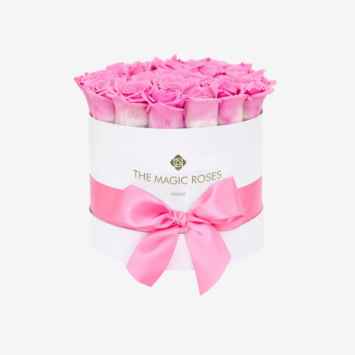 Classic White Box | Pink Candy Roses